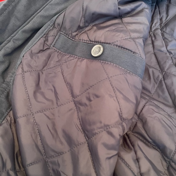 Men's Grey Diesel Hooded Parka Coat - Picture 5 of 7